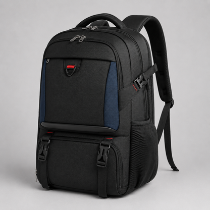 Tech commuter backpack side