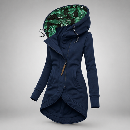 Hooded utility parka detail