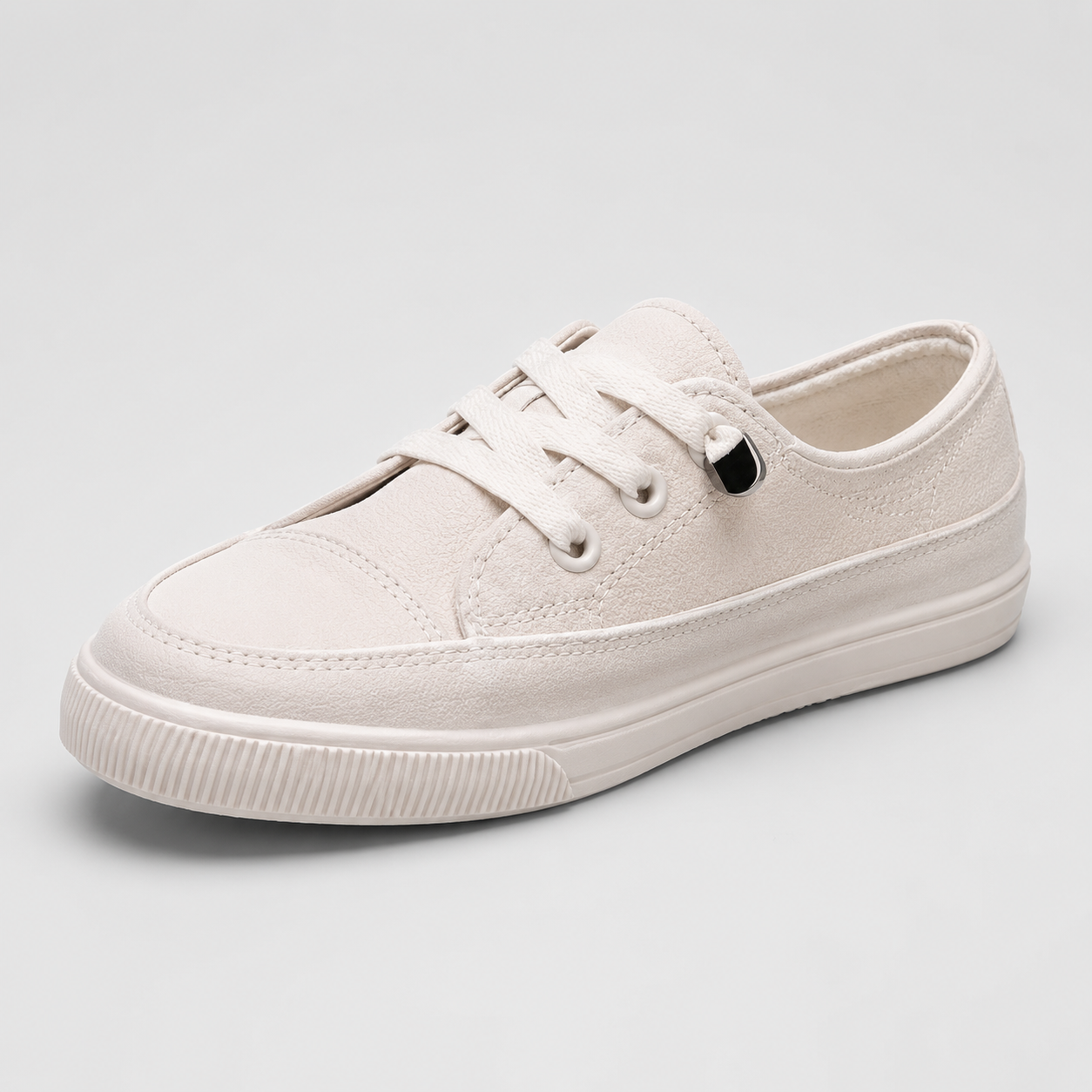Classic canvas sneakers pair