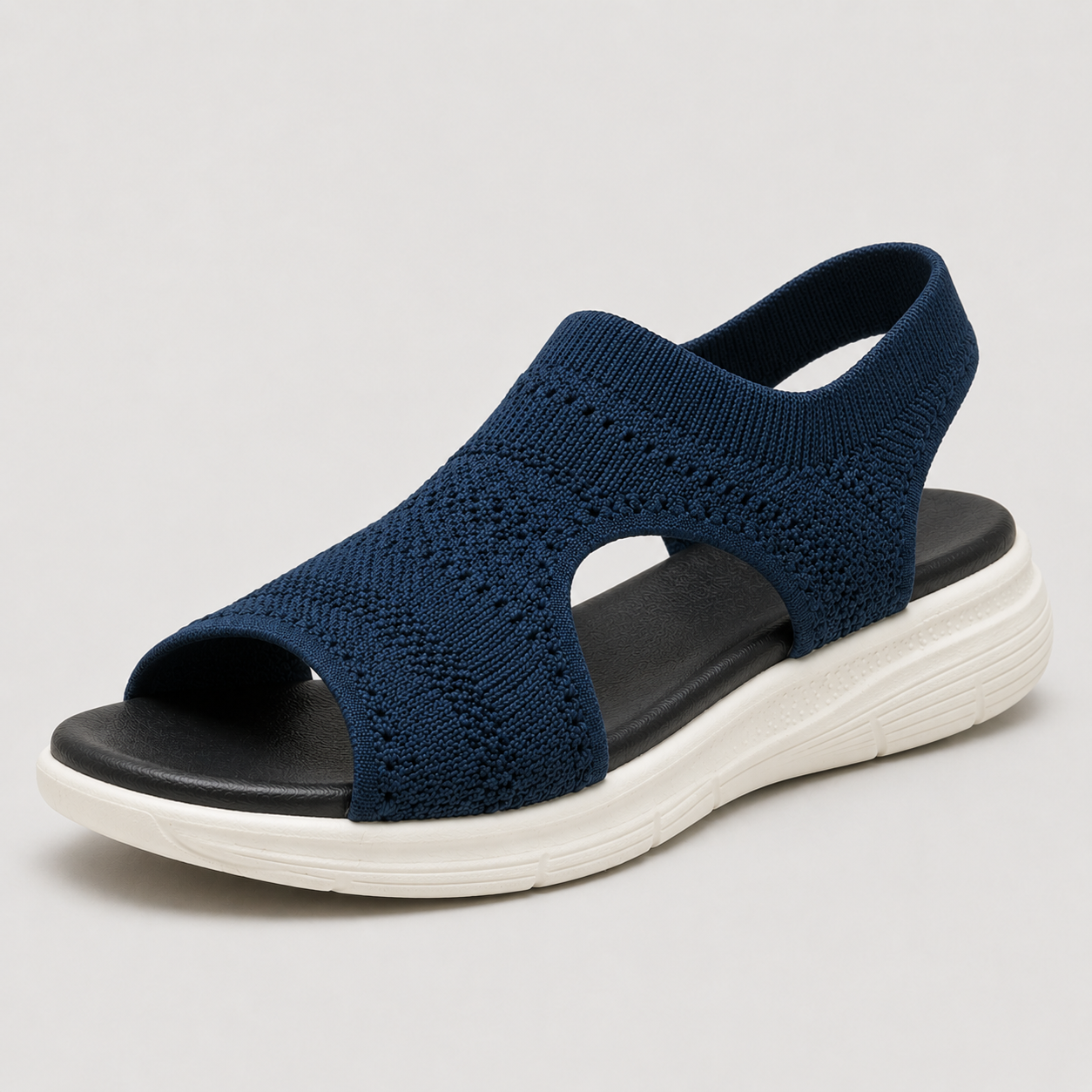 Knit sport sandals pair