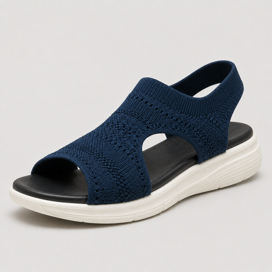 Knit sport sandals pair