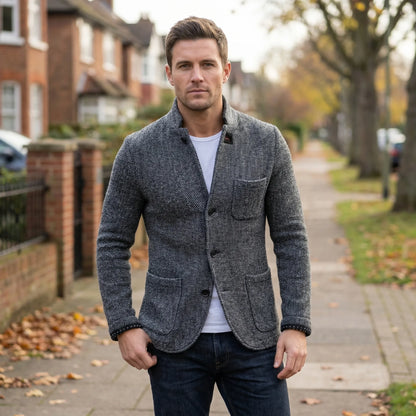 Alexander - Men's Short-Length Fitted Blazer