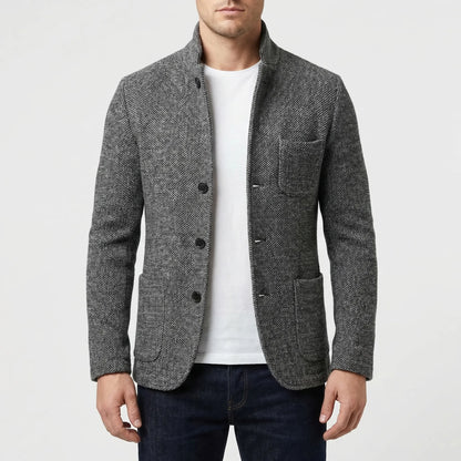 Alexander - Men's Short-Length Fitted Blazer