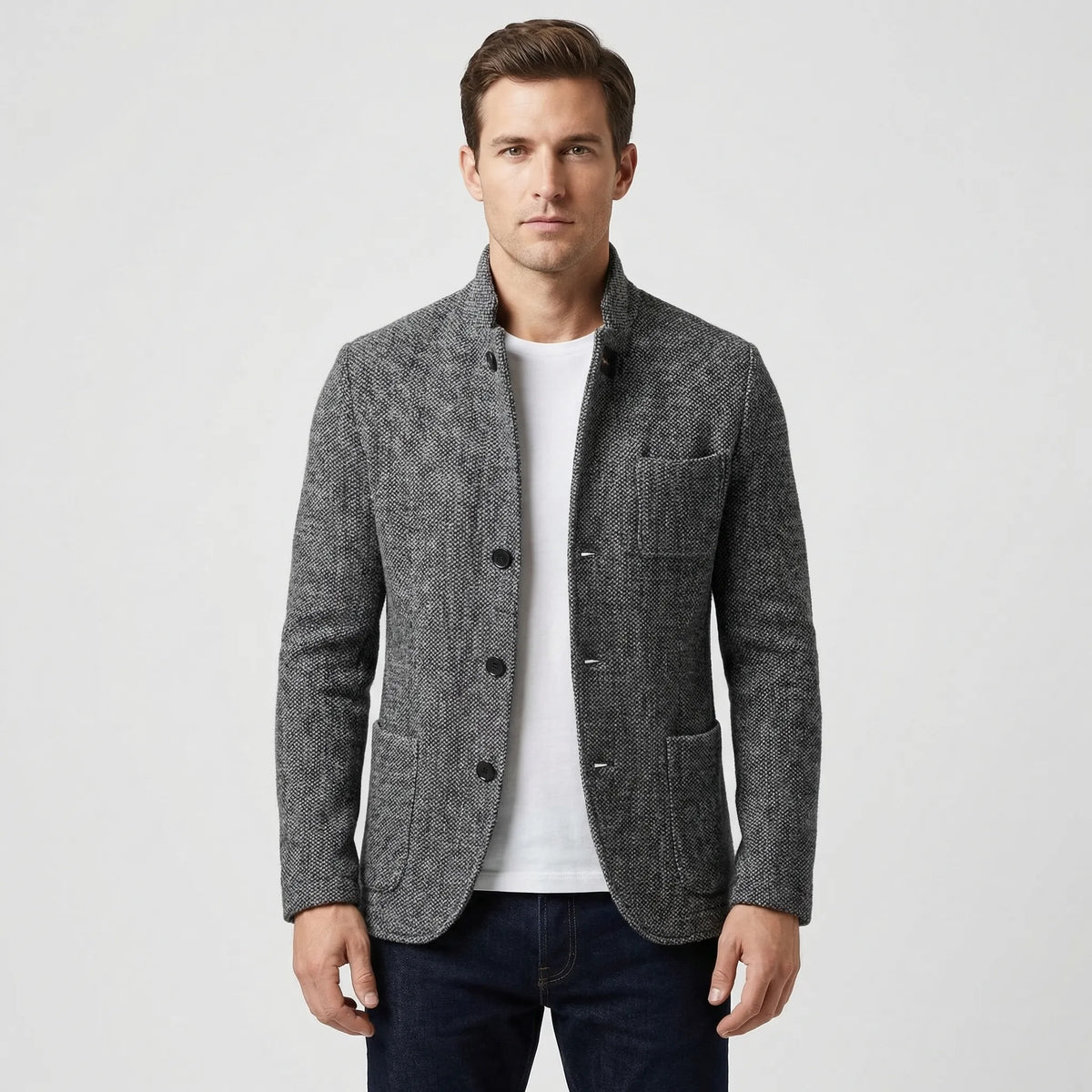 Alexander - Men's Short-Length Fitted Blazer