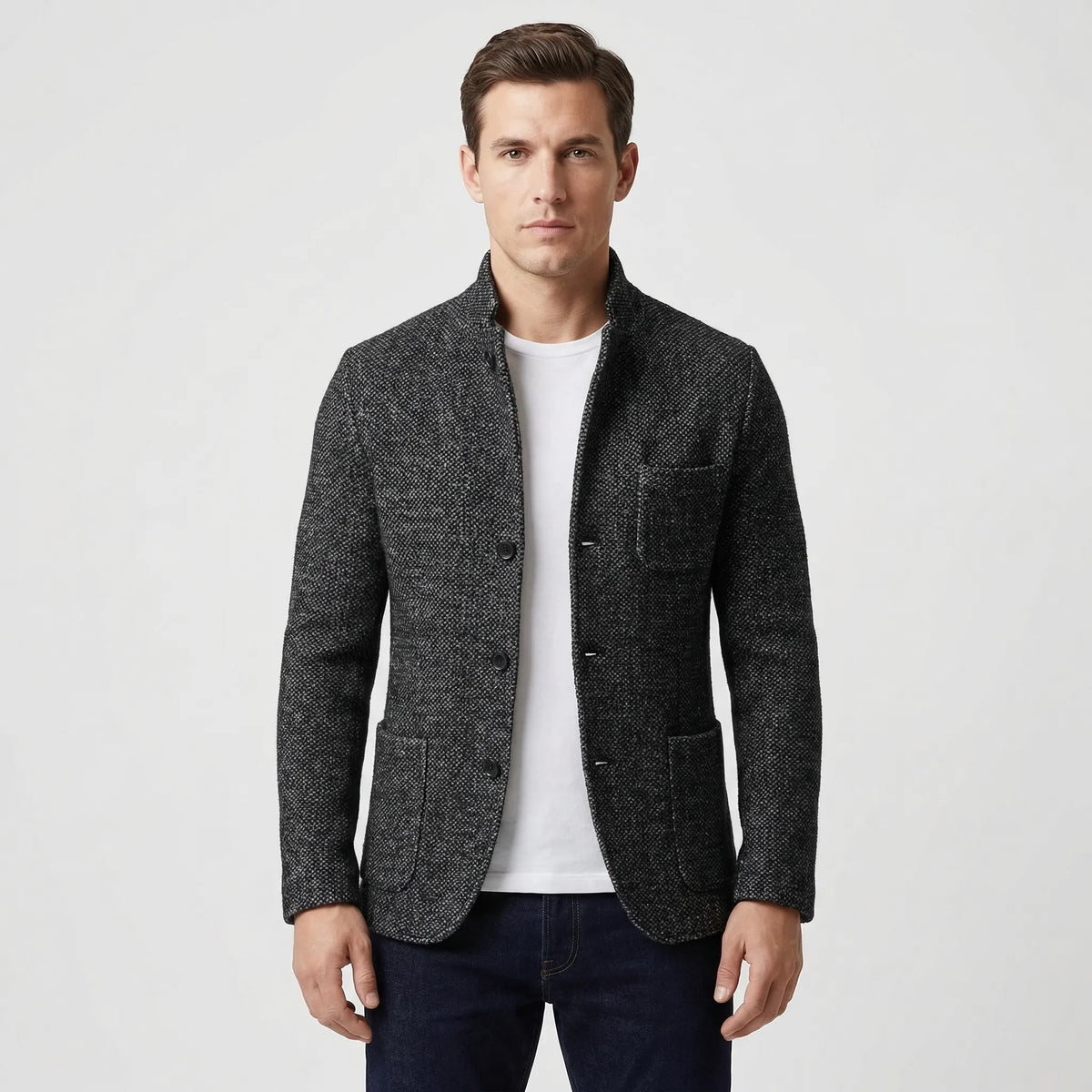 Alexander - Men's Short-Length Fitted Blazer
