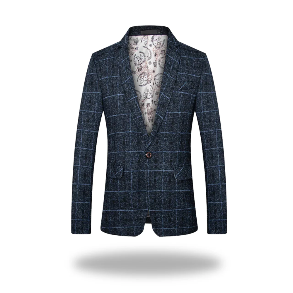 Men's classic lapel blazer alternate view