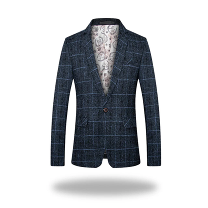 Men's classic lapel blazer alternate view
