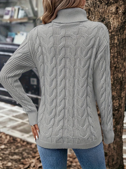 Cable Knit Women's Jumper - Sophia