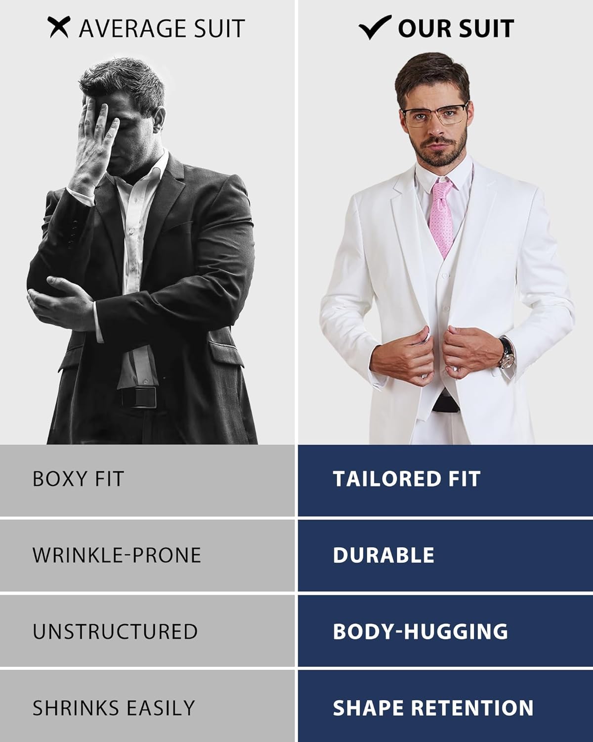 Comfortable Two-Piece Men's Suit - Ralph