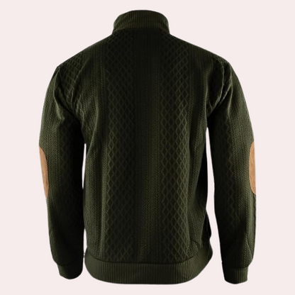 Dany - Warm Casual Men's Sweater with Button Closure